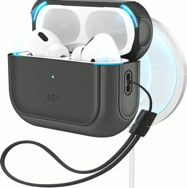 ESR Case for AirPods Pro 2nd Case with MagSafe, Dark