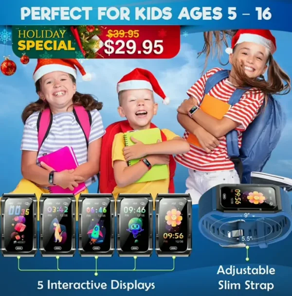 Children's Fitness Monitor: Waterproof Watch including HR Sensor