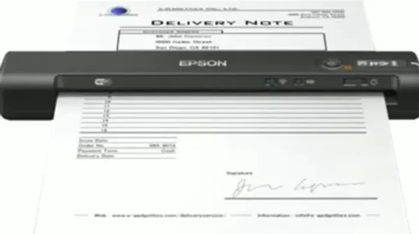 Epson Work ES-60W Wireless Compact Document Scanner
