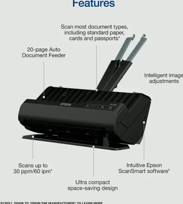 Compact Tabletop Document Scanner